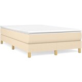  Box spring posteljni okvir krem 120x200 cm blago, (20739359) | Shoptok.si
