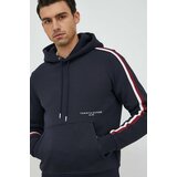 Tommy Hilfiger Dukserica za muškarce, boja: tamno plava, s kapuljačom, s aplikacijom | shoptok.hr