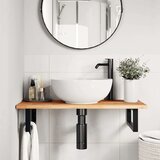 vidaXL Kopalniški pult oljni premaz 100x40x2 cm trden akacijev les | Shoptok.si