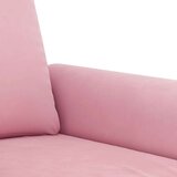 vidaXL Kavč dvosed roza 140 cm žamet, (21012764) | Shoptok.si
