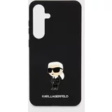 Karl Lagerfeld Etui za telefon Galaxy S24+ črna barva, KLHCS24MSMHKNPK