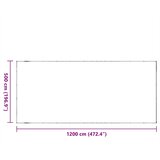 vidaXL Prozirna cerada s ušicama 5x12 m PVC | shoptok.hr