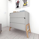 BELLAMY Lotta komoda s 3 ladice, grey | Eponuda.com