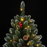 VidaXL Umetna novoletna jelka 150 LED diod 120 cm Slike