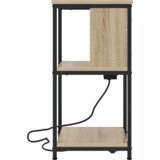 vidaXL Nočna omarica sonoma hrast 38 x 31 x 61 cm Konstruiran les | Shoptok.si