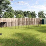 Kavez za pse crni 22,99 m² čelični