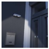  LED solarni reflektor sa senzorom pokreta, LED 3,7 V 3000 mAh, 4000 K, IP65, bela | Eponuda.com