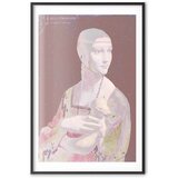  Plakat - Pastel Lady 29.7x42 Crni okvir s margom | shoptok.hr