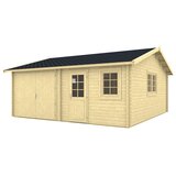 Male kuće GARAŽA MIKKELI 595 × 595 cm sa šindrom | shoptok.hr