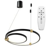 Toolight Black Ring led svjetiljka + daljinski upravljač APP692-30-50 | shoptok.hr