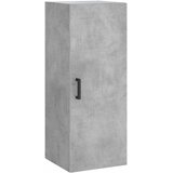  Visoka komoda siva betona 34,5x34x180 cm od konstruiranog drva Slike