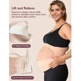 Momcozy pojas za trudnice ergonest oyster pink | shoptok.hr