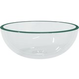Maison Chic Umivalnik - Kopalna umivalnik - Lavabo kaljeno steklo 30x12 cm prozoren, (21684706) Cene