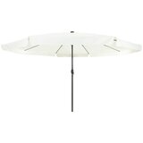  Vrtni suncobran Pijesak i antracit 395 x 395 x 245 cm Poliester | shoptok.hr