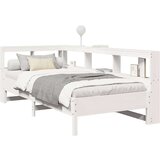  Krevet s regalom za knjige bez madraca bijeli 90x190cm borovina | shoptok.hr