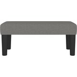  Klupa tamnosiva 70 x 30 x 30 cm od tkanine | shoptok.hr