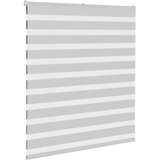 vidaXL zebra senčilo svetlo sivo 130x100 cm tkanina širina 125,9 cm | Shoptok.si