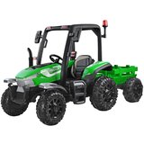 Veliki AKU traktor 4x4 s prikolicom zeleni | shoptok.hr