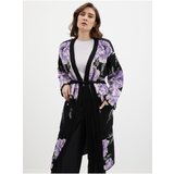 Orsay Black-Purple Women's Floral Cardigan - Women Cijene