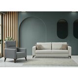 Atelier Del Sofa kristal 3+1 - Beige, Dark Grey BeigeDark Grey Sofa Set Cene