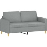 vidaXL Sedežna garnitura 3-delna z vzglavniki svetlo sivo blago, (20921428) | Shoptok.si