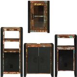 vidaXL Set namještaja za kupaonicu Zidne 4 pcs Čvrsto reciklirano drvo | shoptok.hr