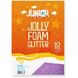 Junior jolly Glitter Foam, eva pena sa šljokicama, A4, 10K, odaberite nijansu Ljubičasta Cene