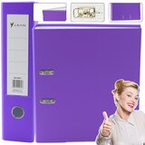  Registrator A4 širine 75mm s kapacitetom do 500 listova 80 g/m2 - ljubičasti | shoptok.hr