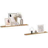  Polica na zidu 2 pcs Smeđa 100 x 9 x 3 cm Konstruirano drvo | shoptok.hr