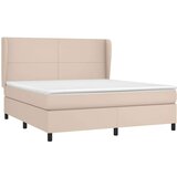  Krevet box spring s madracem cappuccino 180x200 cm umjetna koža | shoptok.hr