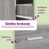  Ladičar boja sivog hrasta sonome 40x50x76 cm konstruirano drvo | shoptok.hr