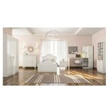 Hanah home Rb-088 Matte White Single Bedstead | ePonuda.com