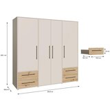 Modern Living Omara S Klasičnimi Vrati Mokkaris, Peščena Barva | Shoptok.si