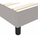  Okvir kreveta s oprugama i madrac svjetlosivi 80x200cm tkanina | shoptok.hr