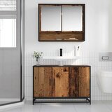 vidaXL Kupaonski ormarić za sudoper Staro drvo 90 x 33 x 60 cm | shoptok.hr