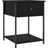  Noćni ormarići 2 kom crni 44 x 45 x 58 cm od konstruiranog drva | Eponuda.com