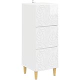 vidaXL Ormar s ladicama Bijela visokog sjaja 33 x 34,5 x 90 cm Cijene