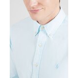 Polo Ralph Lauren CHEMISE DROITE CUSTOM EN OXFORD LEGER TEINTURE MINERALE Plava | shoptok.hr