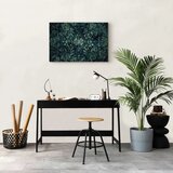 Slika - Oriental Pattern Carpet: Emerald Ornaments and Worn Patterns 90x60 Na talijanskom platnu | shoptok.hr
