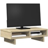  Stalak za monitor boja hrasta 50x27x15 cm konstruirano drvo Slike