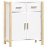 Maison Chic Komoda - Predalnik bela 62x38x75 cm inženirski les, (21716489) Cene