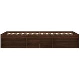  Kreveta boja smeđeg hrasta 90 x 200 cm | shoptok.hr