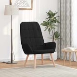  Opuštajuća fotelja crna tkanina | shoptok.hr