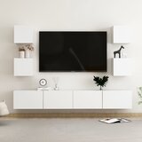  6-dijelni set TV ormarića bijeli od konstruiranog drva | shoptok.hr