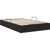  Otomanski krevet s pohranom Crna 120 x 200 cm tkanina | shoptok.hr