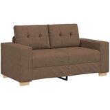 Set sofe od 3 dijela s jastučićima smeđe tkanine | shoptok.hr