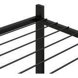  Stalak za cvijeće 83 x 25 x 100 cm crni željezni | Eponuda.ba