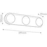 Elstead Lighting STENSKA LED-SVETILKA Alora 12 W 460 lm 2830 K 220-240 V | Shoptok.si