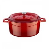 Lava Rdeč lonec iz litega železa 24 cm | Shoptok.si