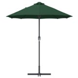  Vrtni dežnik Zelena 370 x 197 x 239 cm Poliester in aluminij, (5000160781) | Shoptok.si